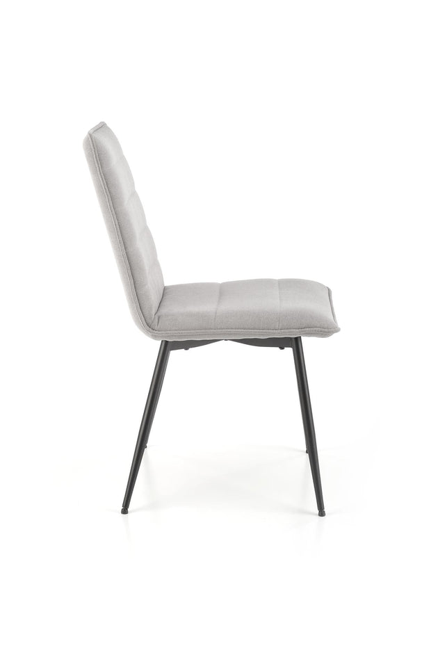 Sedia da pranzo in tessuto K493 Grigio (3)
