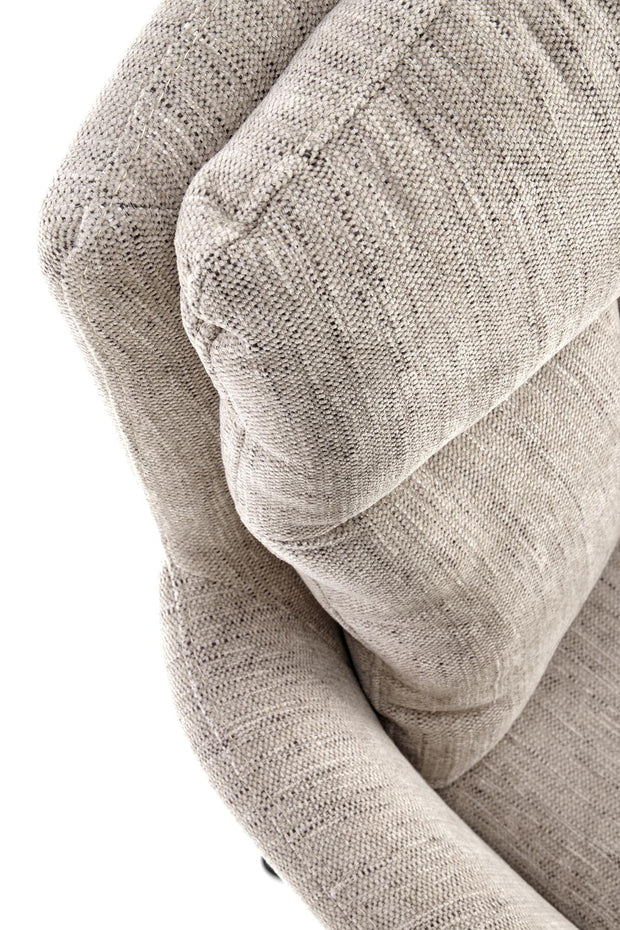Sedia da pranzo in tessuto K495 Beige (7)