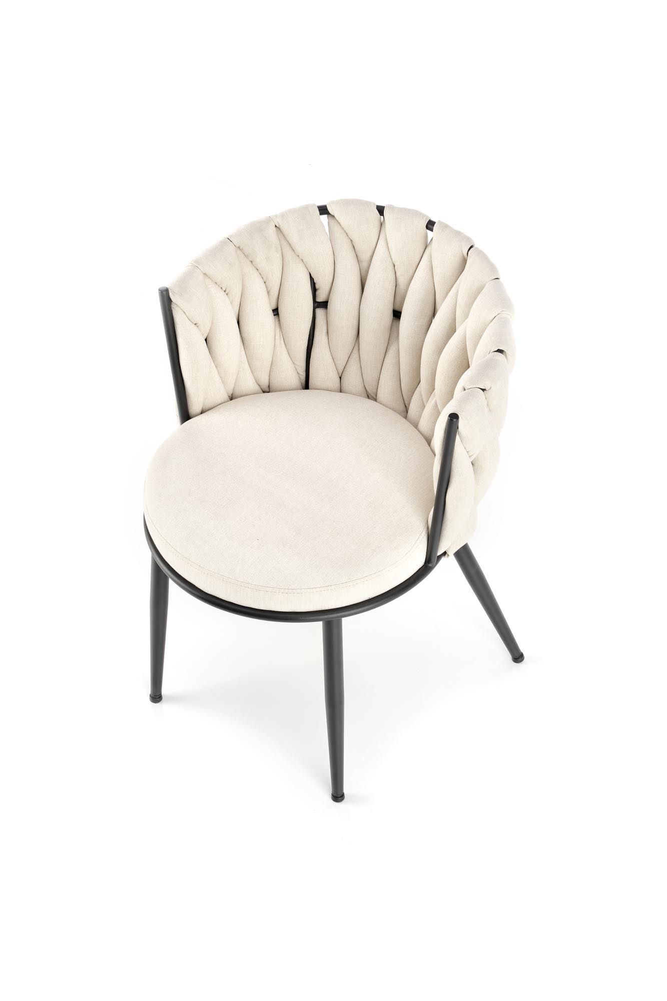 Sedia da pranzo in tessuto K516 Beige (1)