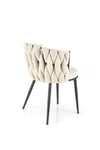Sedia da pranzo in tessuto K516 Beige (6)