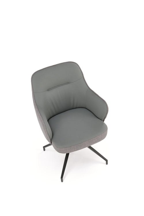 Sedia da pranzo in tessuto K527 Grigio (1)
