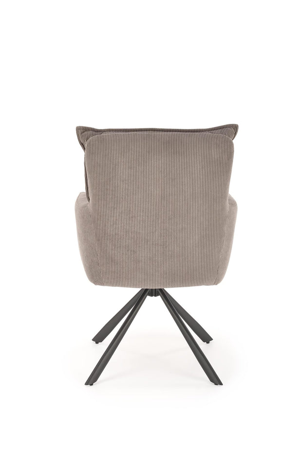 Sedia da pranzo in tessuto K528 Grigio (3)