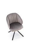Sedia da pranzo in tessuto K533 Grigio (1)