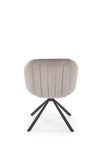 Sedia da pranzo in tessuto K533 Grigio (2)