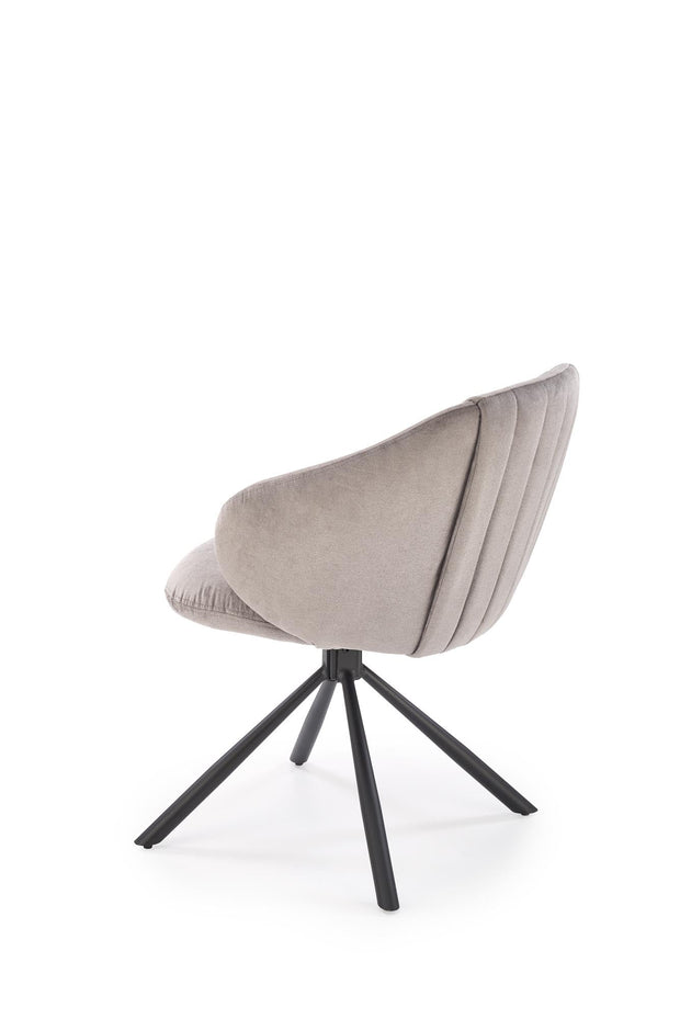 Sedia da pranzo in tessuto K533 Grigio (5)