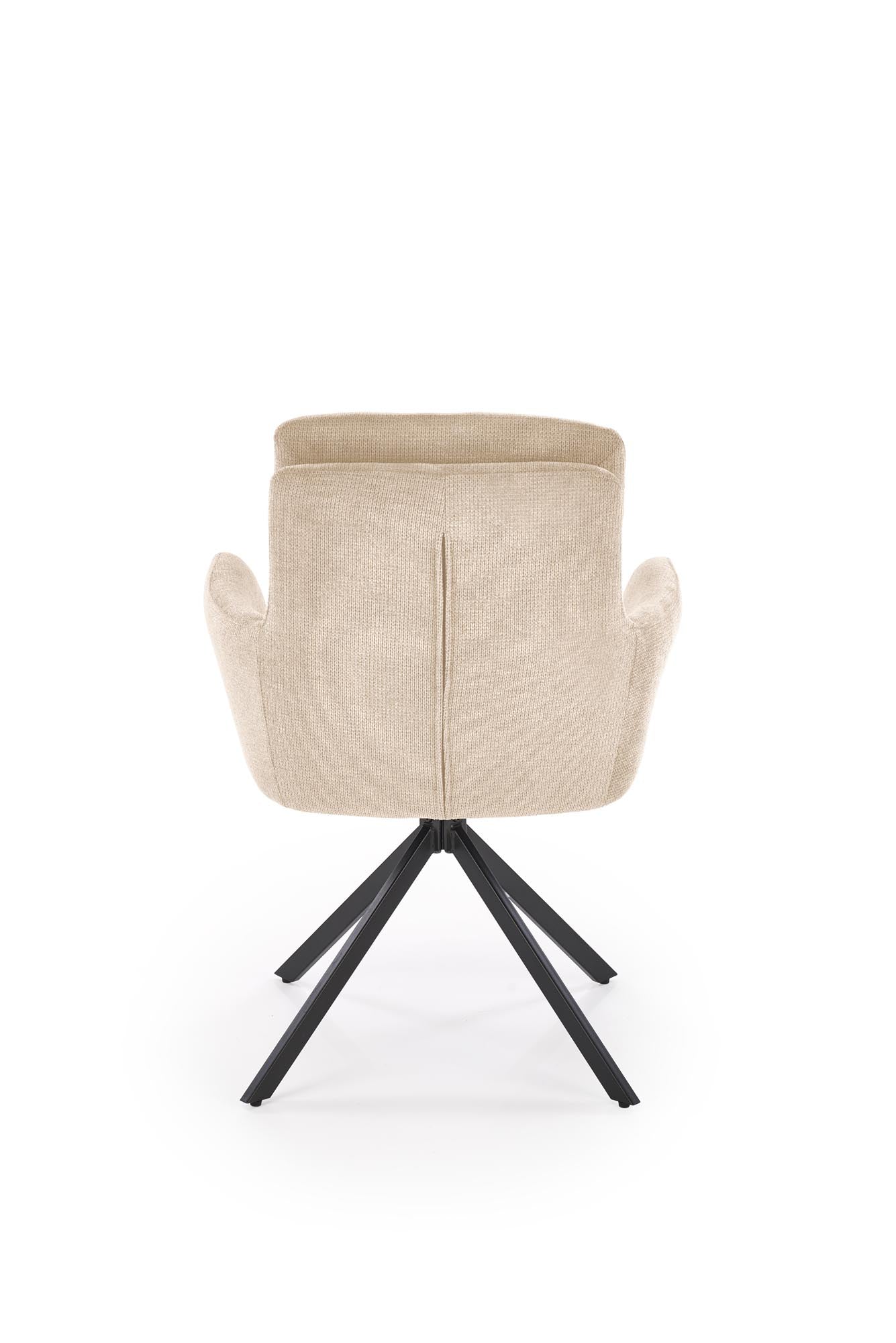 Sedia da pranzo in tessuto K536 Beige (3)