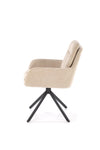 Sedia da pranzo in tessuto K536 Beige (5)