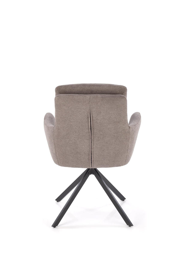 Sedia da pranzo in tessuto K536 Grigio (2)