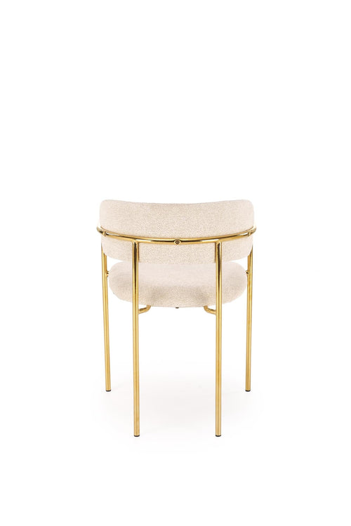 Sedia da pranzo in tessuto K537 Crema (1)