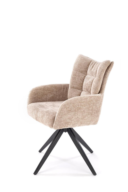 Sedia da pranzo in tessuto K540 Beige (1)