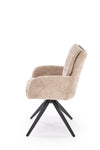 Sedia da pranzo in tessuto K540 Beige (2)