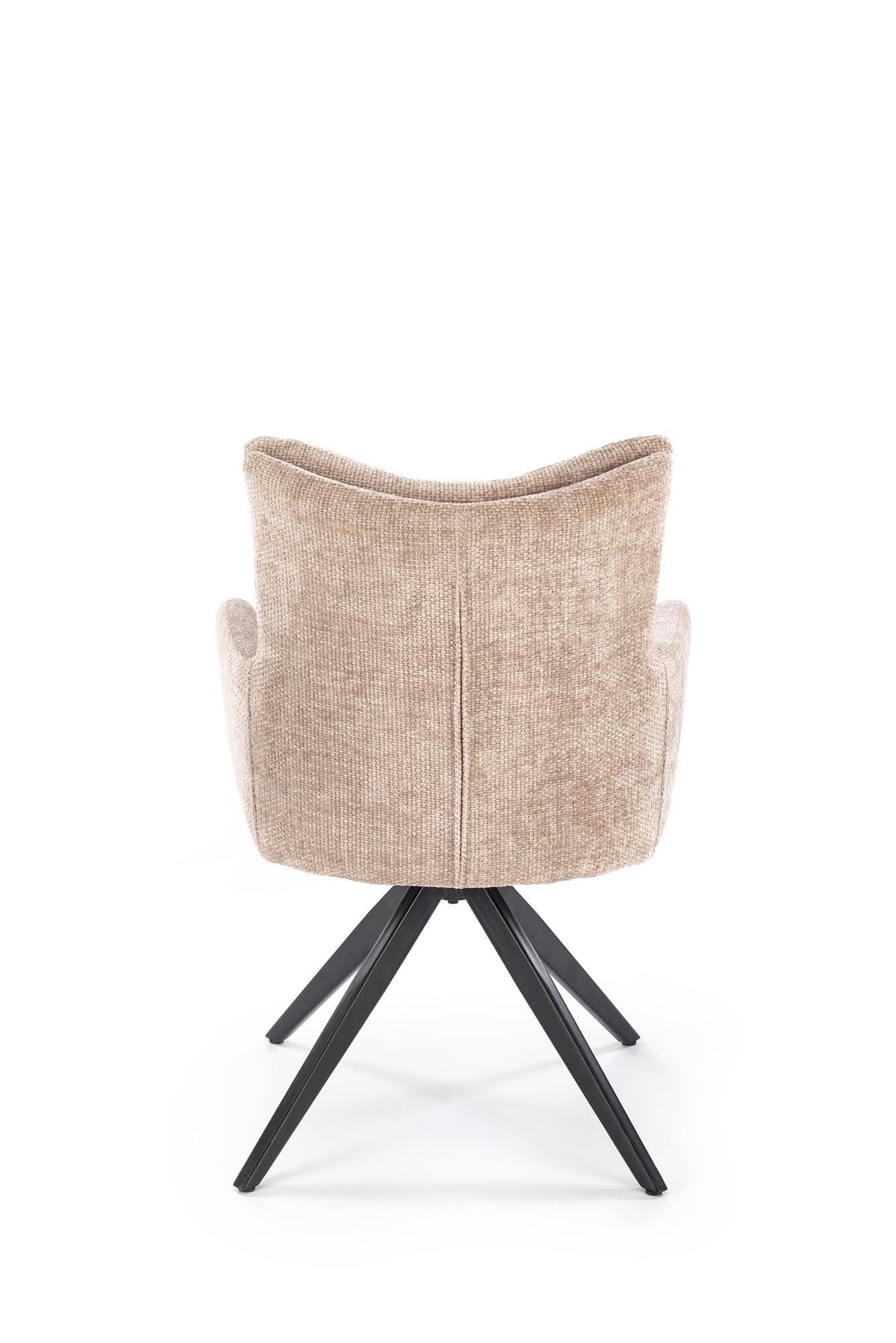 Sedia da pranzo in tessuto K540 Beige (4)