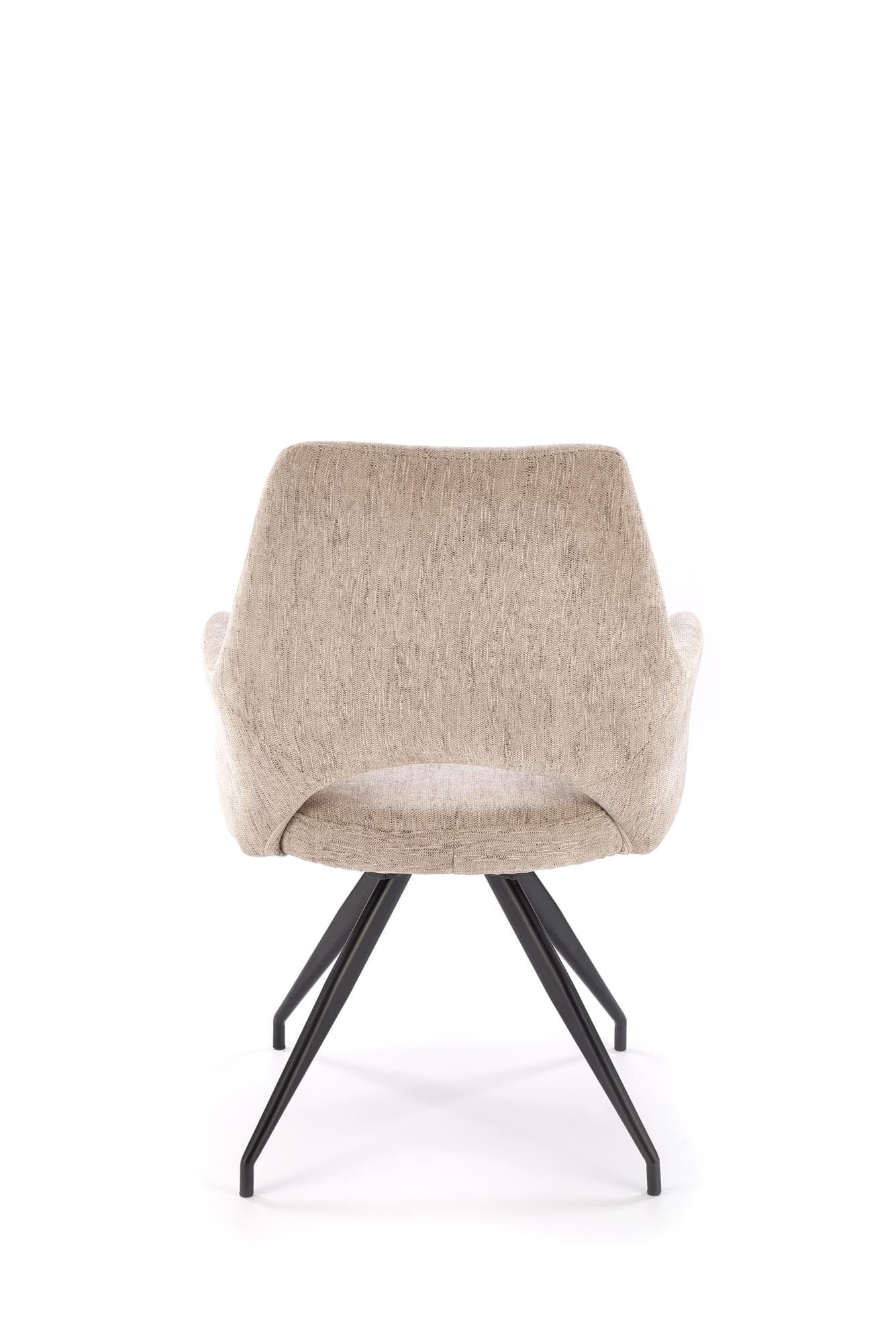 Sedia da pranzo in tessuto K542 Beige (2)
