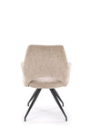 Sedia da pranzo in tessuto K542 Beige (2)