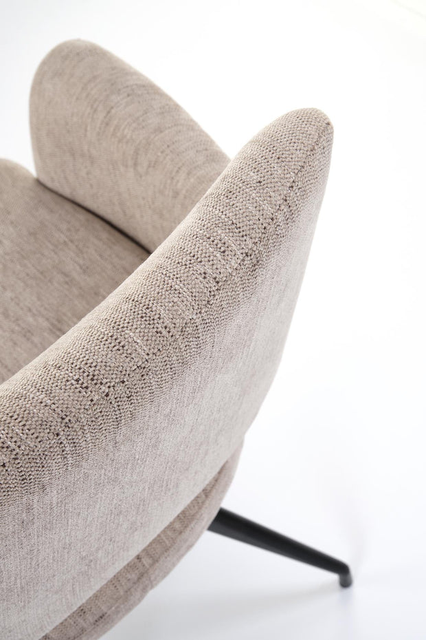 Sedia da pranzo in tessuto K542 Beige (6)