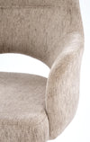 Sedia da pranzo in tessuto K542 Beige (7)