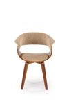 Sedia da pranzo in tessuto K545 Beige (1)