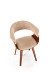 Sedia da pranzo in tessuto K545 Beige (2)