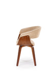 Sedia da pranzo in tessuto K545 Beige (4)