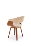 Sedia da pranzo in tessuto K545 Beige (6)