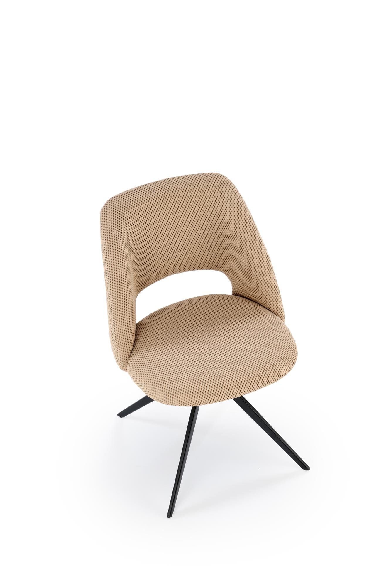Sedia da pranzo in tessuto K546 Beige (1)