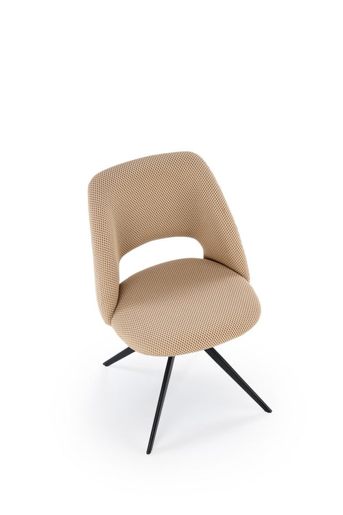 Sedia da pranzo in tessuto K546 Beige (1)