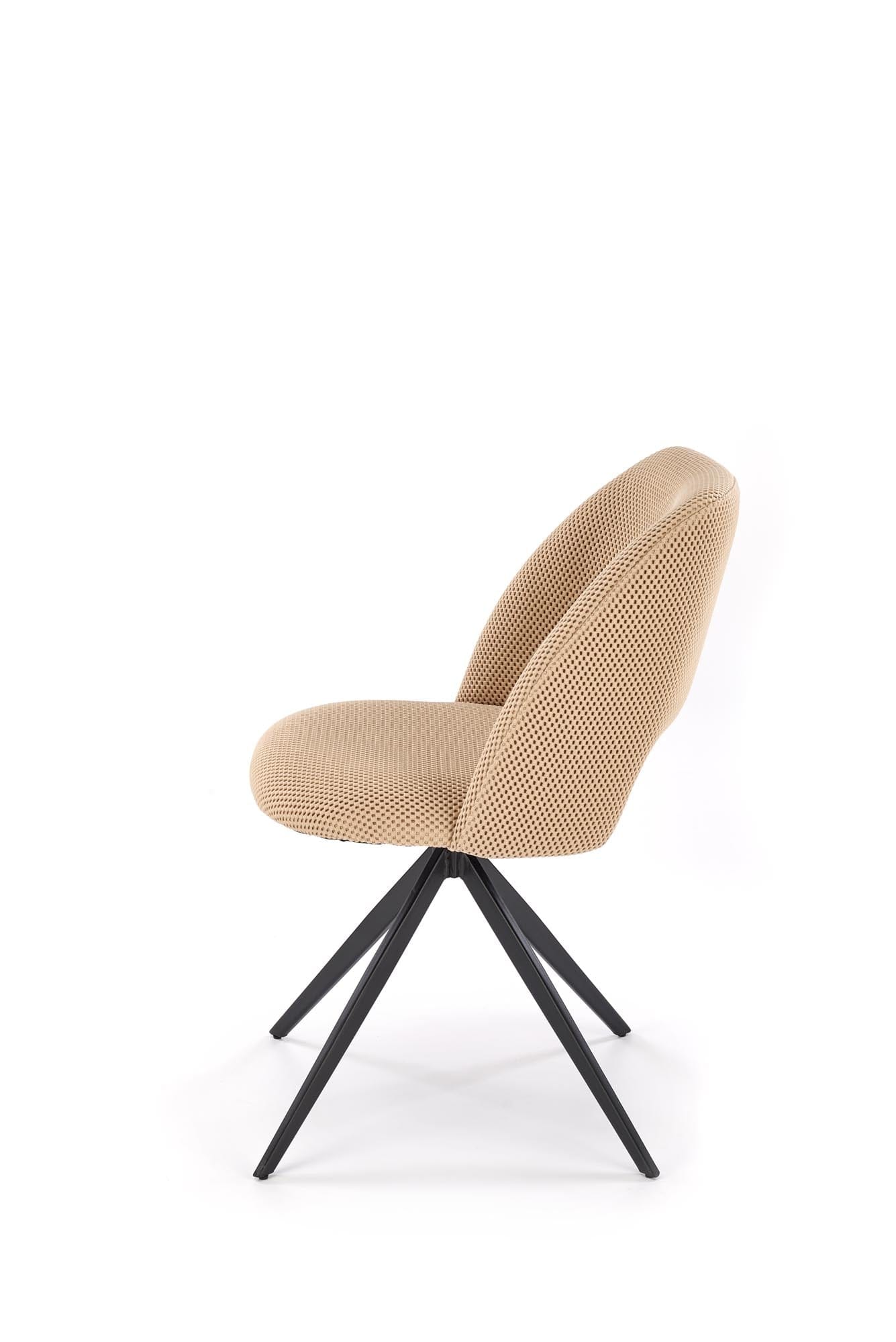 Sedia da pranzo in tessuto K546 Beige (3)