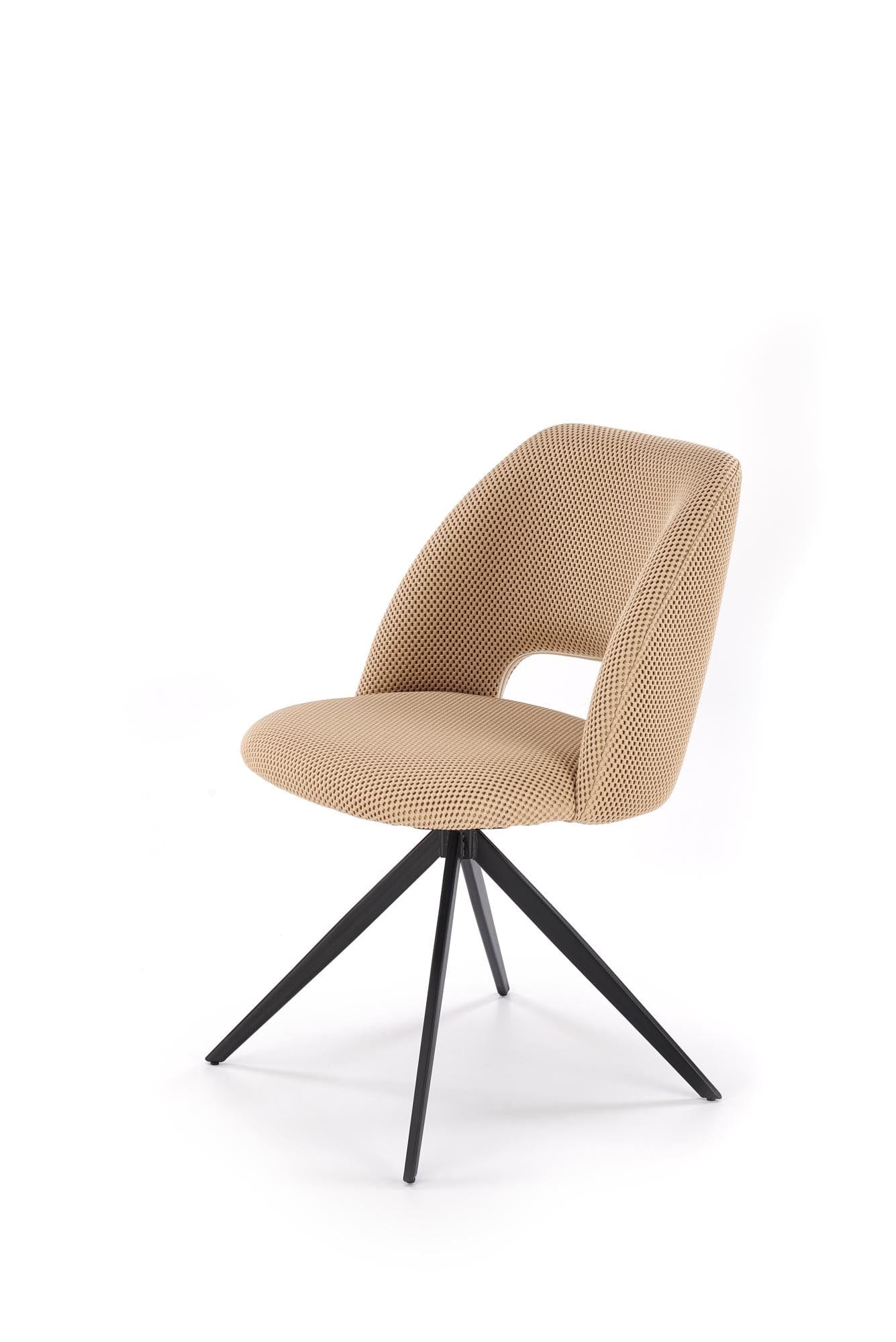 Sedia da pranzo in tessuto K546 Beige (4)