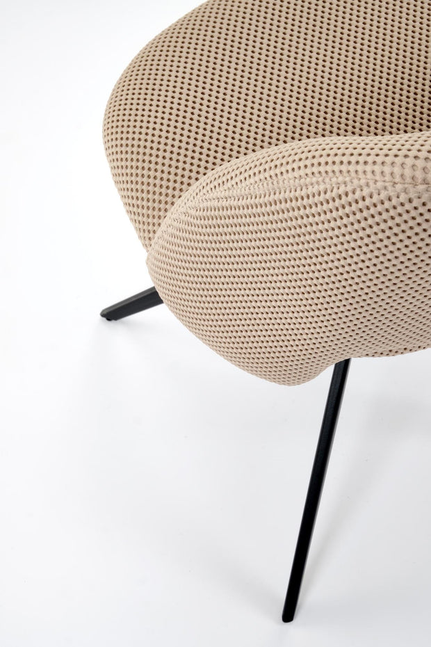 Sedia da pranzo in tessuto K546 Beige (6)