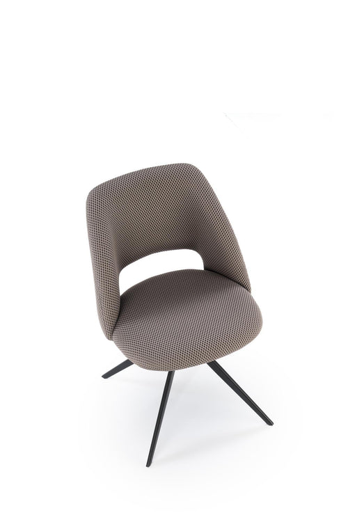 Sedia da pranzo in tessuto K546 Grigio (1)
