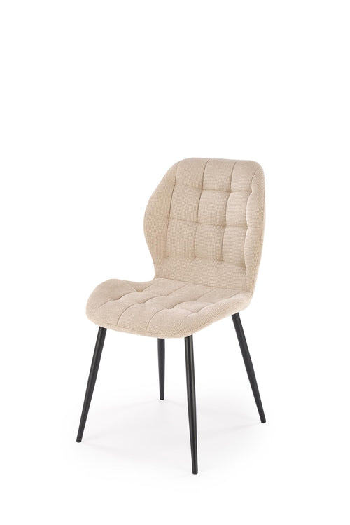 Sedia da pranzo in tessuto K548 Beige
