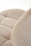 Sedia da pranzo in tessuto K548 Beige (6)