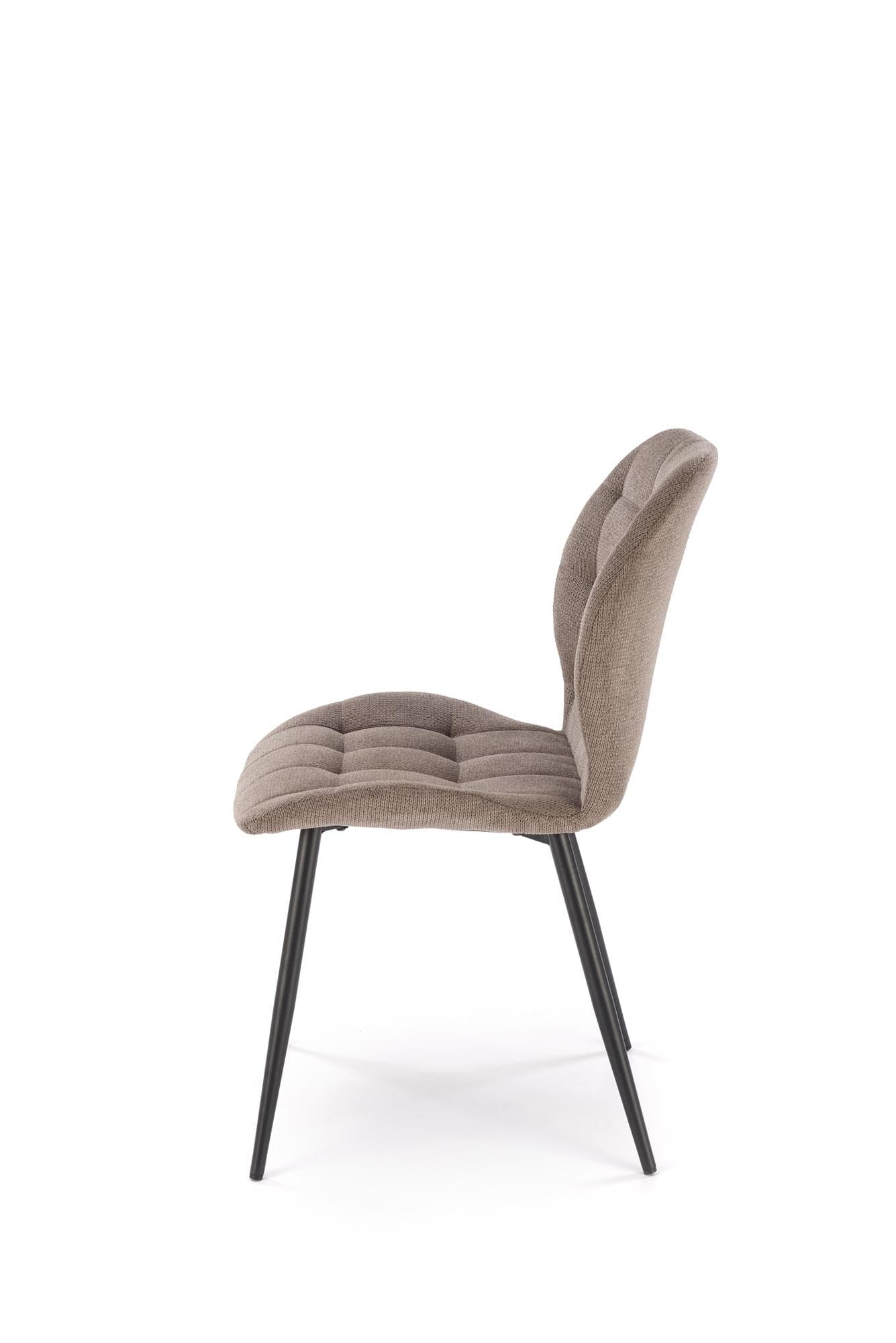 Sedia da pranzo in tessuto K548 Grigio (2)