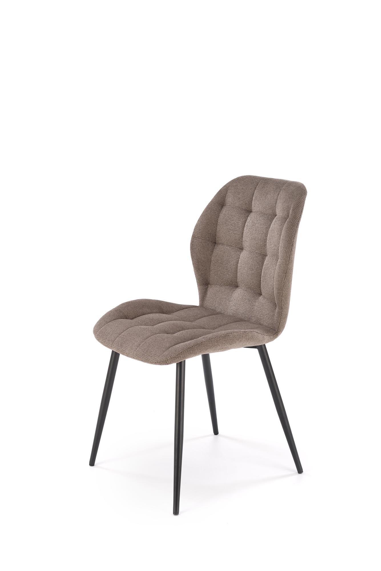 Sedia da pranzo in tessuto K548 Grigio (3)
