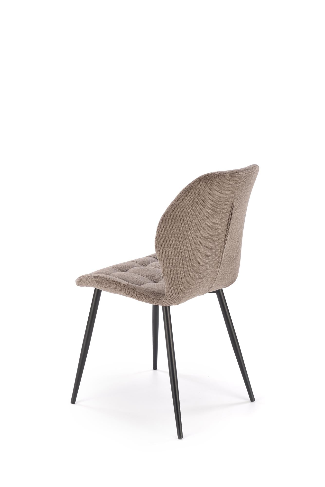 Sedia da pranzo in tessuto K548 Grigio (4)