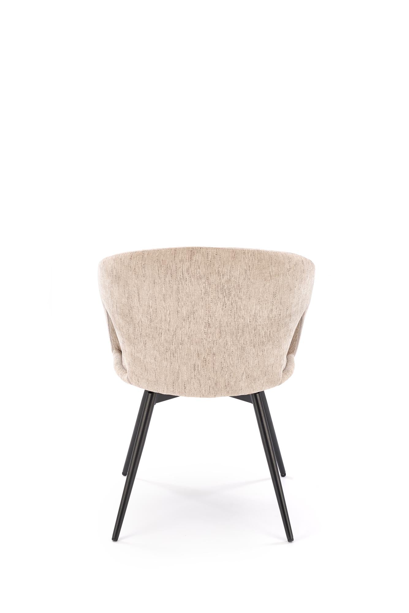 Sedia da pranzo in tessuto K550 Beige (3)