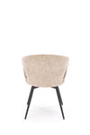 Sedia da pranzo in tessuto K550 Beige (3)