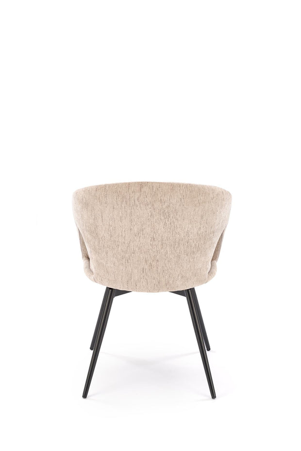 Sedia da pranzo in tessuto K550 Beige (3)