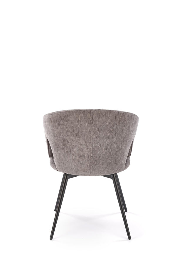 Sedia da pranzo in tessuto K550 Grigio (3)
