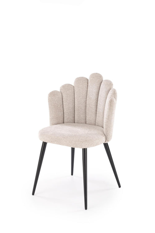 Sedia da pranzo in tessuto K552 Beige
