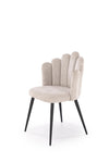 Sedia da pranzo in tessuto K552 Beige (3)