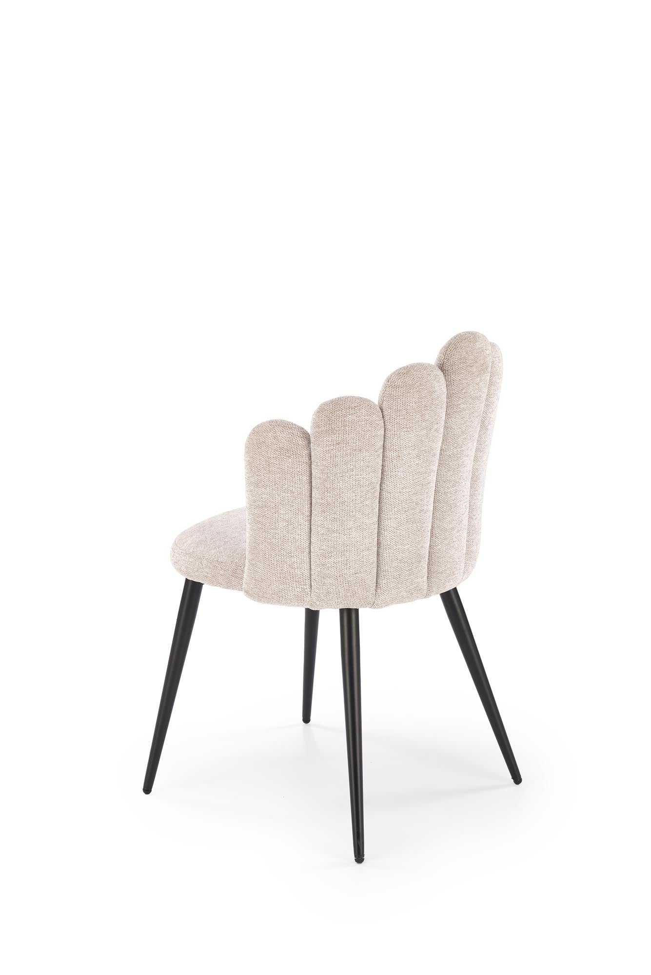 Sedia da pranzo in tessuto K552 Beige (4)