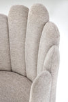 Sedia da pranzo in tessuto K552 Beige (5)