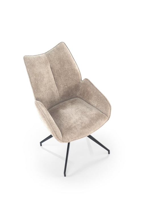 Sedia da pranzo in tessuto K553 Beige (1)