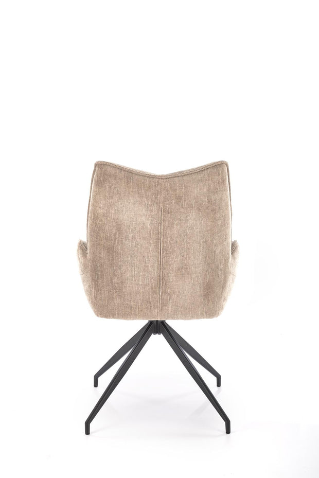 Sedia da pranzo in tessuto K553 Beige (2)