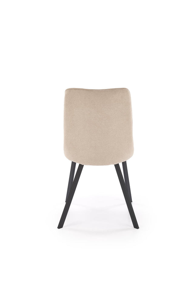 Sedia da pranzo in tessuto K554 Beige (1)
