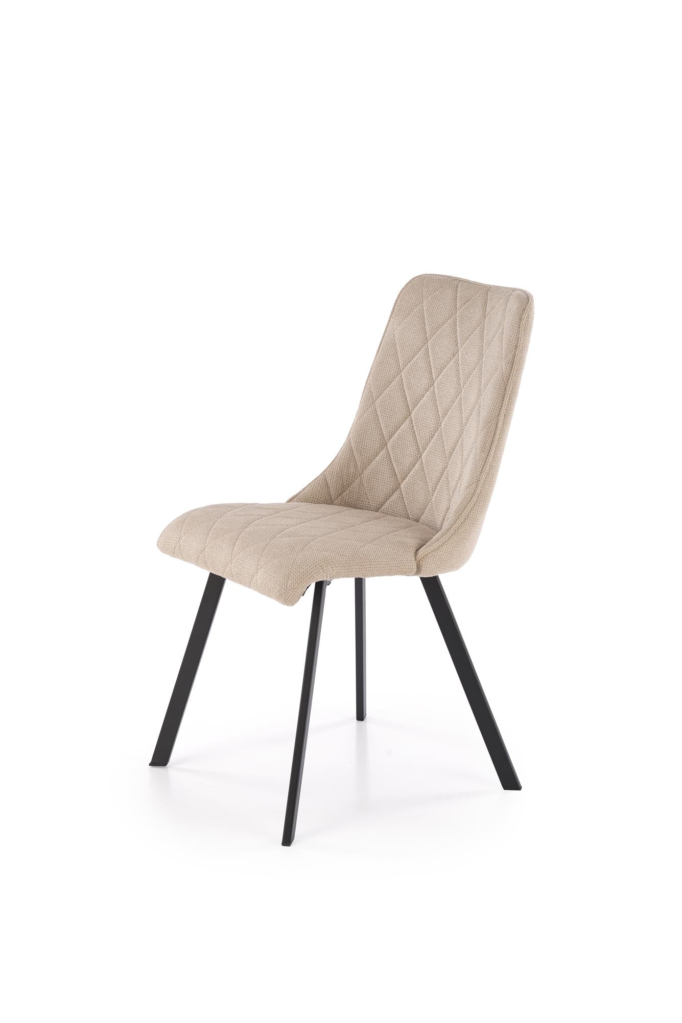 Sedia da pranzo in tessuto K554 Beige (3)