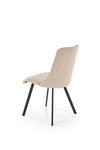 Sedia da pranzo in tessuto K554 Beige (4)