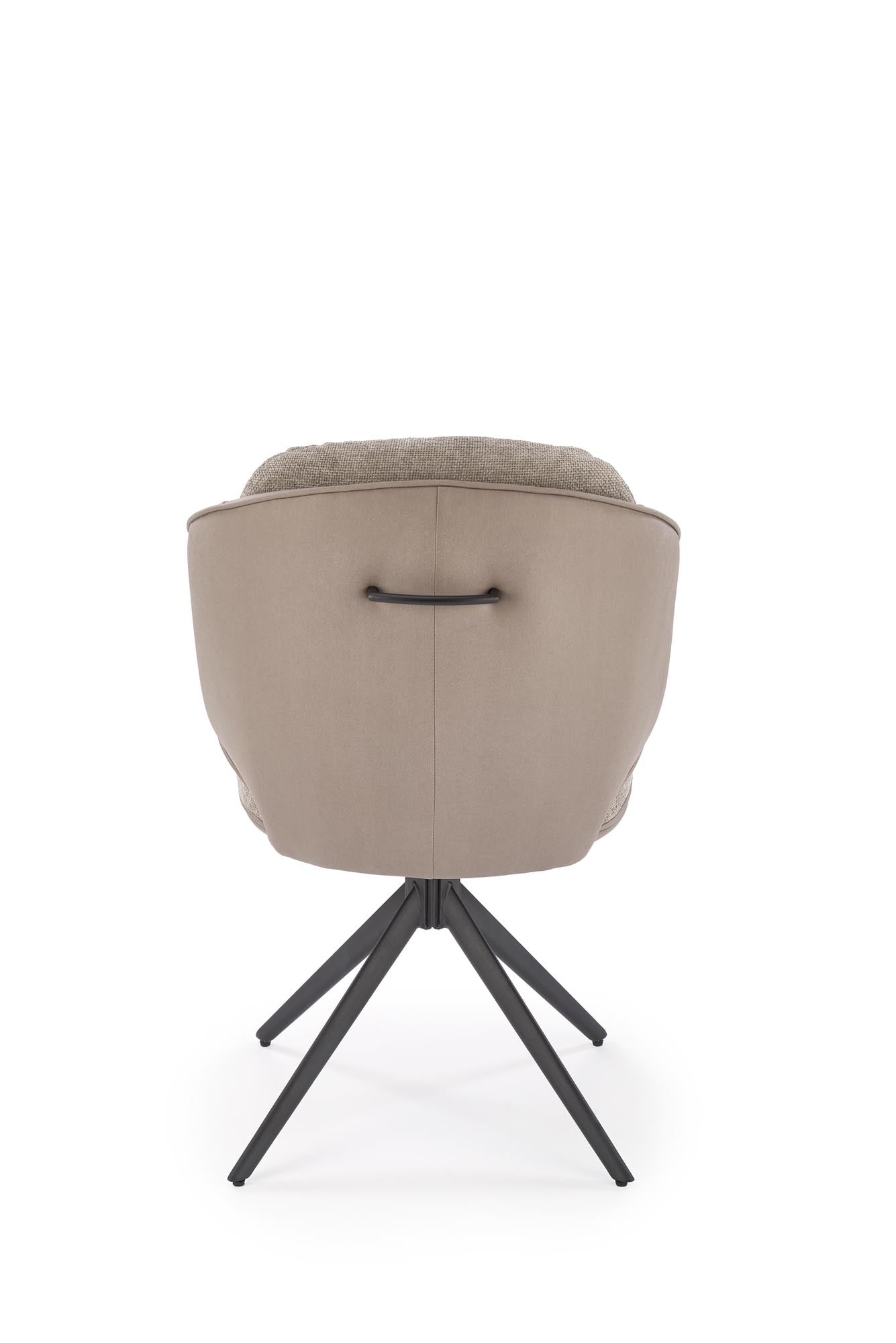 Sedia da pranzo in tessuto K554 Grigio (4)