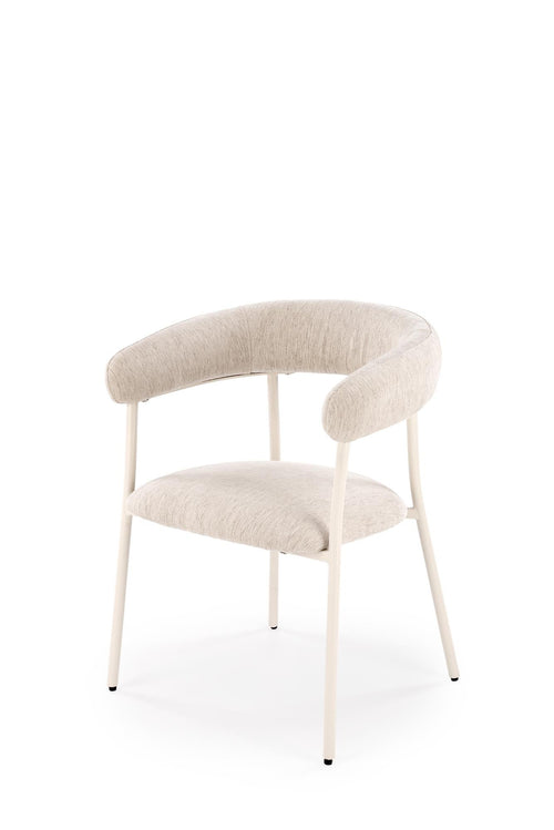 Sedia da pranzo in tessuto K557 Beige